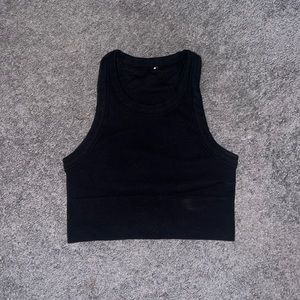 alo cropped tank top